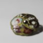 Antique Victorian Champlevé Enamel Button â Floral Openwork
