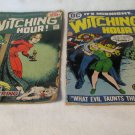 Vintage 1973/1974 DC Comics The Witching Hour #32 #46 Horror Comic Lot Vintage 1973/1974 DC Comics The Witching Hour #32 #46 Horror Comic Lot