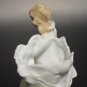 Antique French/German Bisque Porcelain Figurine &acirc;�� Girl with Lamb & Spill Vase