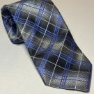 Croft And Barrow Men's Necktie Blue & Gray Geometric Necktie, Polyester Tie Croft And Barrow Men's Necktie Blue & Gray Geometric Necktie, Polyester Tie