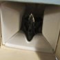 Vintage 1979 Avon "Shimmering Peacock" Glass Candle Holder - NIB / NOS