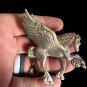 Vintage pewter figurine of the mythical winged horse, Pegasus, Miniature Figure