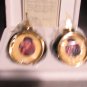 NIB Bradford Editions Solid Gold Elvis Ornaments Set - Heartbreak Hotel & Jailho