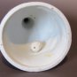 Vintage 6" Ceramic Hand Painted Floral Bell - Silver & Gold Rose Relief