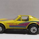 Vintage Matchbox 1979 Chevy Corvette T-Top Yellow Purple Blue Stripe • Well Love Vintage Matchbox 1979 Chevy Corvette T-Top Yellow Purple Blue Stripe • Well Love