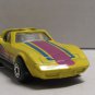 Vintage Matchbox 1979 Chevy Corvette T-Top Yellow Purple Blue Stripe • Well Love