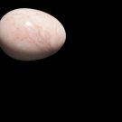 Polished Cinnabarite Stone Egg Pink White Crystal Healing Decor Mineral Specimen