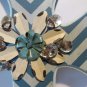 Chic Country Wall Cross Decor &acirc;�� 15.5&acirc;�� Teal Chevron Wood & Metal