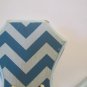 Chic Country Wall Cross Decor &acirc;�� 15.5&acirc;�� Teal Chevron Wood & Metal