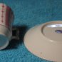 Vintage 1950s Richard Japan Hand-Painted Demitasse Cup and Saucer Set - Pink & G