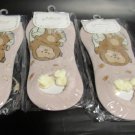 Brand New Princess Accessories Monkey No-Show Socks - 3 Pair Pack Brand New Princess Accessories Monkey No-Show Socks - 3 Pair Pack