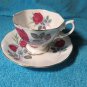 Vintage Royal Albert "Sweet Romance" Bone China Teacup & Saucer Set - England