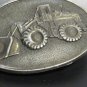 Vintage Fiatallis FR20B Wheel Loader Belt Buckle Pewter Heavy Equipment Promo 19
