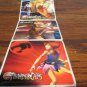 Lot of 5 ThunderCats Stickers Unused Square Character Decals 80s Retro Style