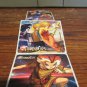 Lot of 5 ThunderCats Stickers Unused Square Character Decals 80s Retro Style