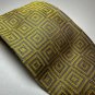 Vintage Men's Neck Tie, Geometric Gold And Black Design No tags, Men's Vintage