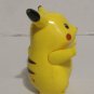 4" Tall Plastic Pikachu With Spin Wheel On Back Pre-Owned Some Wear Non Working
