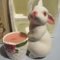 Vintage 1980 Avon "Bunny Bright" Ceramic Candle Holder - New in Box (NOS)
