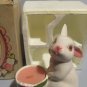 Vintage 1980 Avon "Bunny Bright" Ceramic Candle Holder - New in Box (NOS)