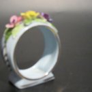 Vintage Royal Adderley Floral Bone China Napkin Ring Vintage Royal Adderley Floral Bone China Napkin Ring