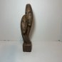 Vintage Mid-Century Modern "Lovers" sculpture, featuring two intertwined faces