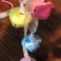 Vintage Easter Door Hangers With Bells That Dangle With Ribbons
