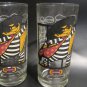Vintage McDonald's Hamburglar Glasses (Set of 2)