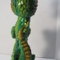 Vintage 2002 Adams Apple Creations Green Dragon Bobblehead Statue - 7"