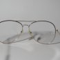 Vintage-Style Clear Lens Aviator Glasses - Gold Metal Frames