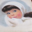 Vintage 1960s Northern Tissue "Winter Girl" Print – Frances Hook Vintage 1960s Northern Tissue "Winter Girl" Print – Frances Hook