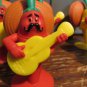 Lot of 8 Se&Atilde;&plusmn;or Pepper Game Replacement Pieces Figures Only Goliath Red Green Yel