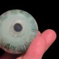 Vintage Hand Blown Glass Egg Reverse Painted Flowers Butterfly 2.5â Easter Decor