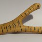 Hand Carved Wooden Tiger Slingshot Painted Animal Folk Art Toy Collectible
