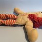 Vintage 15" Raggedy Ann Doll - Classic "I Love You" Heart - Good Condition