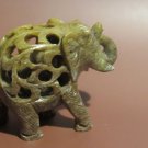 Handcarved Stone Elephant Figurine Handmade Stone Elephant