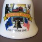 Vintage Pennsylvania "The Keystone State" Souvenir Bell