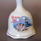 Vintage Myrtle Beach, SC Ceramic Souvenir Bell
