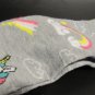 Beverly Hills Polo Club Knee High Socks New With Tags Grey Unicorn Rainbow Girls