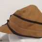 Crown Cap Nail Head Canvas Railroad Cap W/Flip Down Ear Flaps Quilted Lined NWT