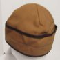 Crown Cap Nail Head Canvas Railroad Cap W/Flip Down Ear Flaps Quilted Lined NWT