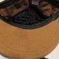 Crown Cap Nail Head Canvas Railroad Cap W/Flip Down Ear Flaps Quilted Lined NWT