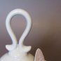 Vintage Treasure Masters Japan Porcelain Bell &acirc;�� 4.5" Pink Lily & 3D Butterfly