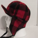 Buffalo Check Trapper Hat Ear Flaps and Ear Band Quilted Liner Wool Hat Buffalo Check Trapper Hat Ear Flaps and Ear Band Quilted Liner Wool Hat