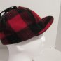 Buffalo Check Trapper Hat Ear Flaps and Ear Band Quilted Liner Wool Hat