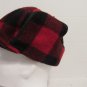 Buffalo Check Trapper Hat Ear Flaps and Ear Band Quilted Liner Wool Hat