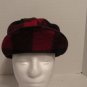 Buffalo Check Trapper Hat Ear Flaps and Ear Band Quilted Liner Wool Hat