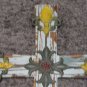 Rustic Distressed Wood & Metal Fleur-de-Lis Wall Cross (22.5")