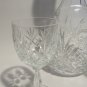 Vintage 3-Piece Lead Crystal Decanter & Stemware Set – Godinger Dublin Pattern