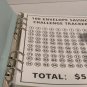 100 Envelope Savings Challenge Binder In A Teal Color In Good Condition