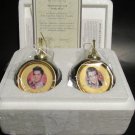 NEW 1999 Elvis Presley Bradford Editions Ornaments Set - Hound Dog & Teddy Bear